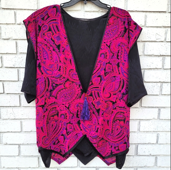 maggie shepherd Tops - Vintage Maggie Shepherd Blouse M 1980s